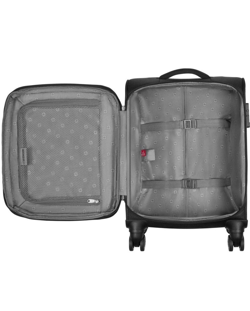 Wenger Vibrave 46 Cm Softcase 4-Double Wheeled Expandable Cabin Luggage Trolley - Anthra - Image 3